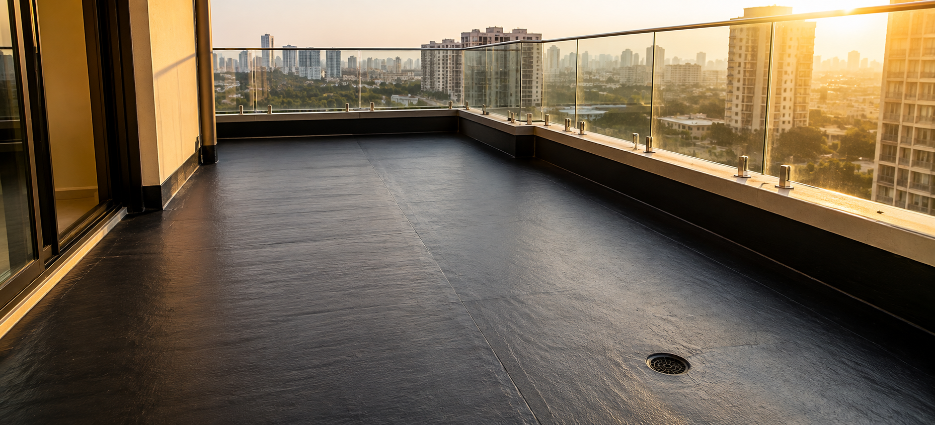 Balcony waterproofing