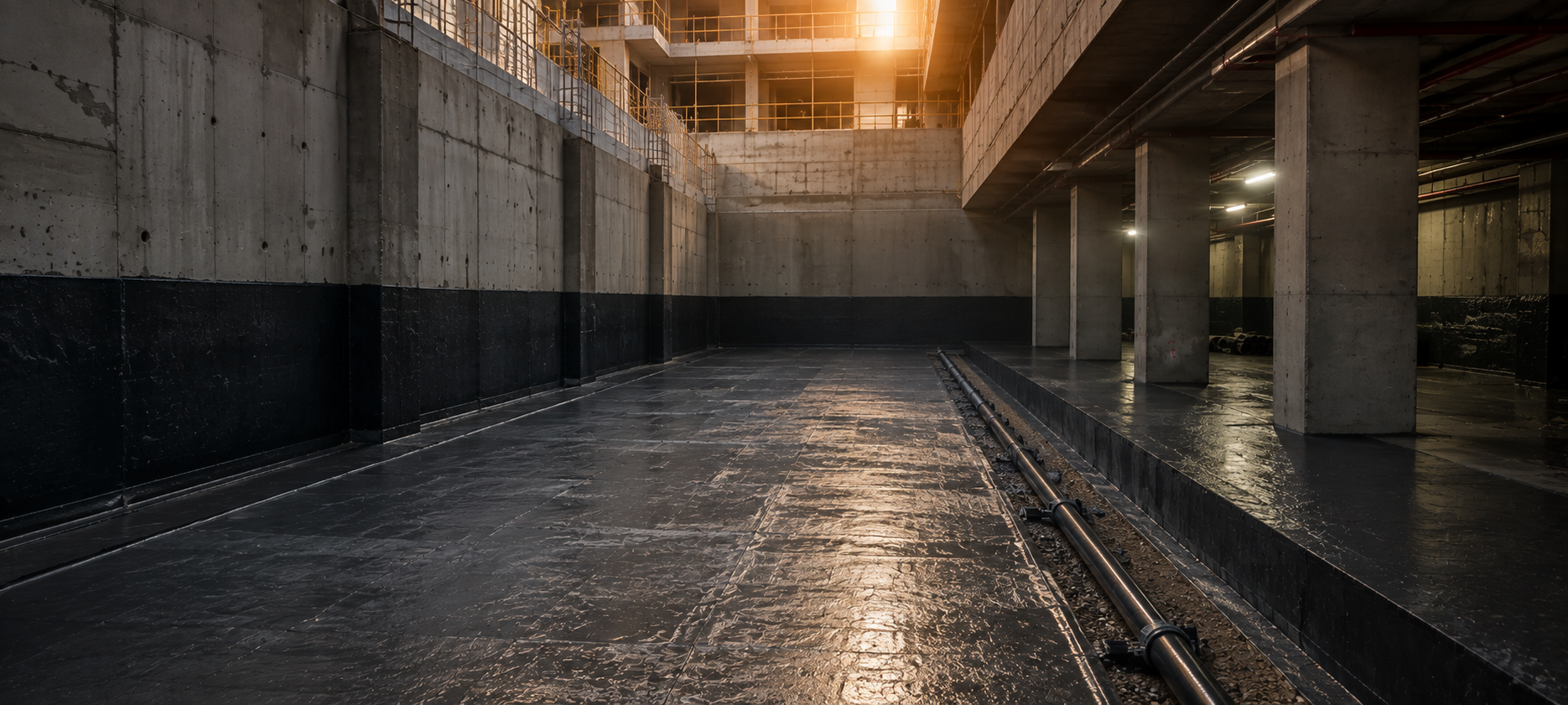 Basement waterproofing