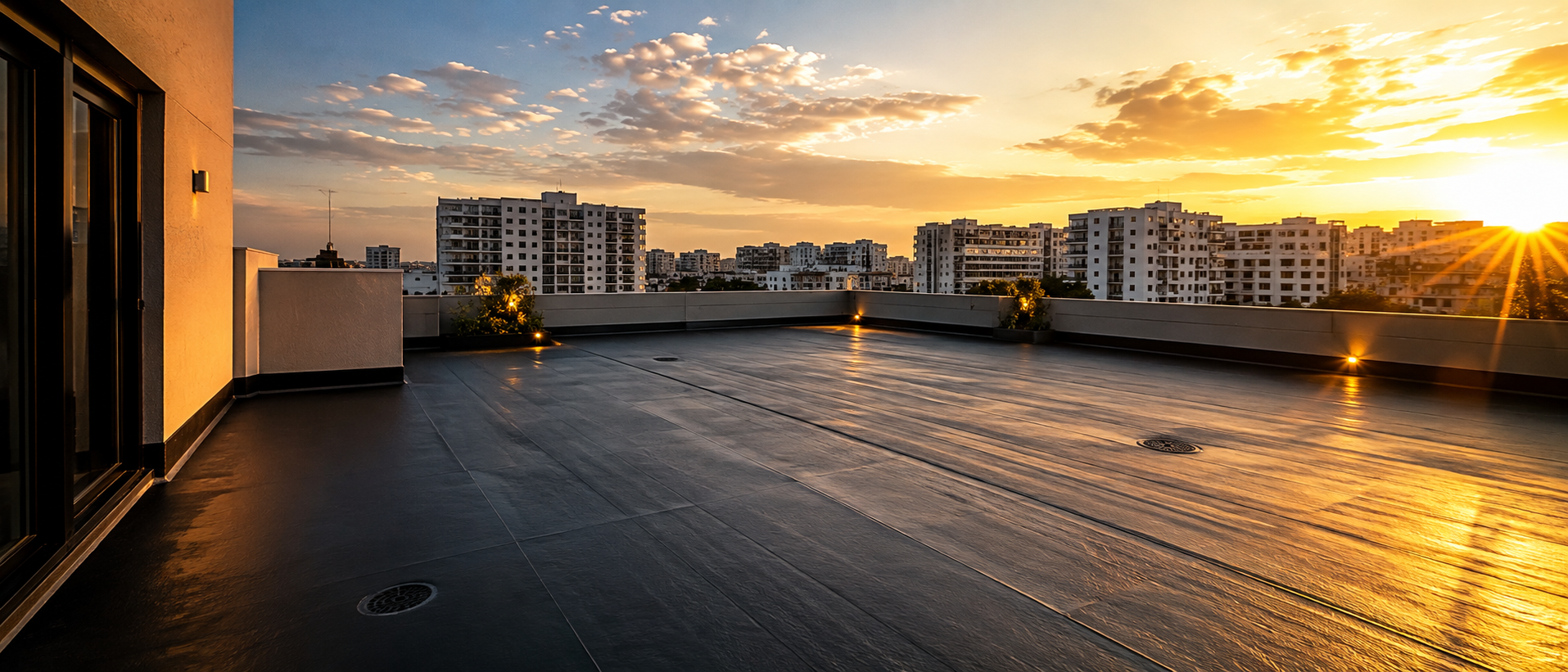 Terrace waterproofing